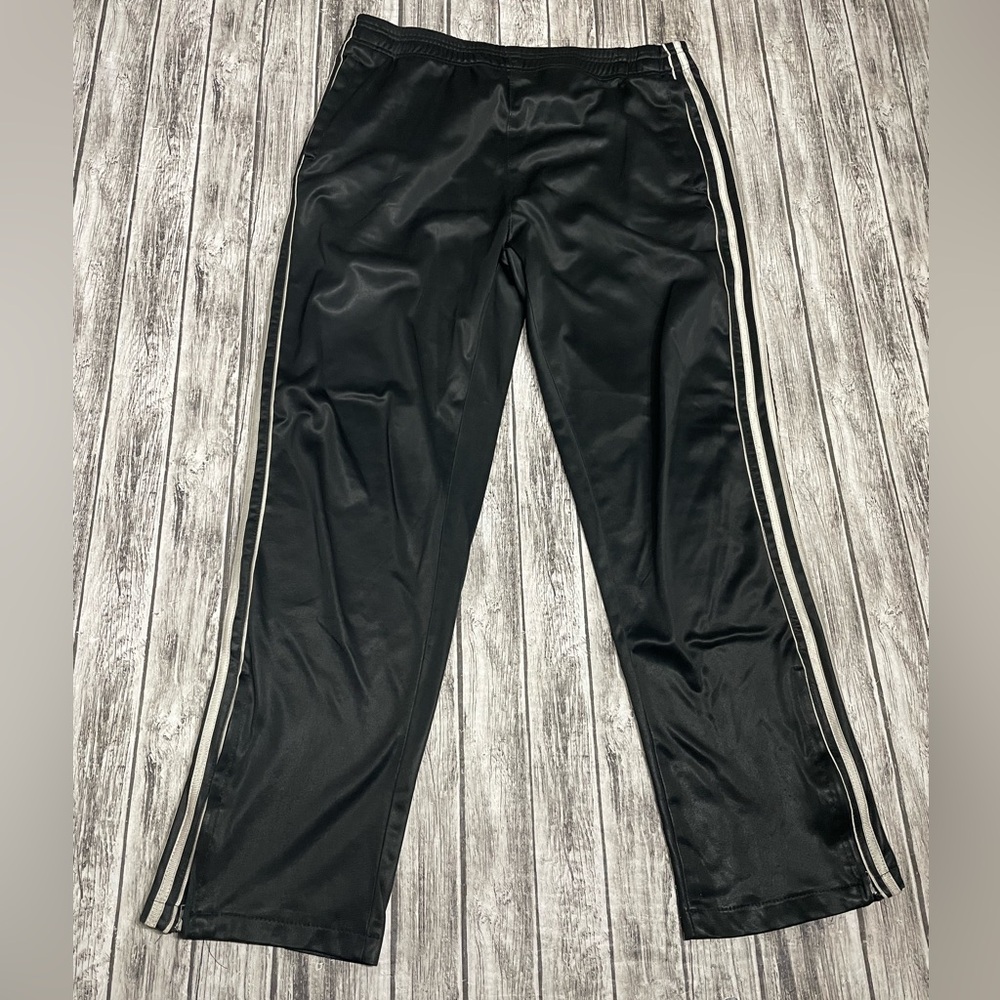 Men’s XL Brooklyn Express Athletic Track Pants Jogger Good Condition Black with